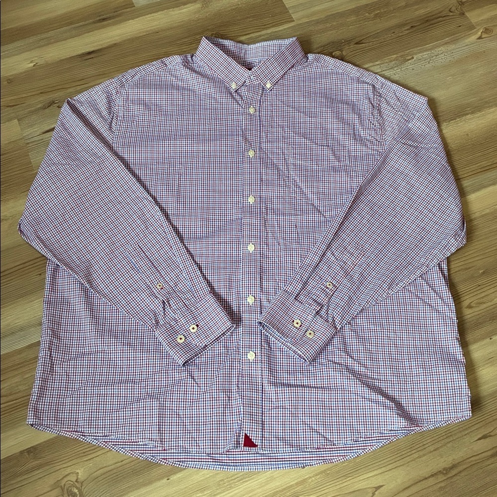 Untuckit Lorimar Checked Button Down Shirt Blue R… - image 3